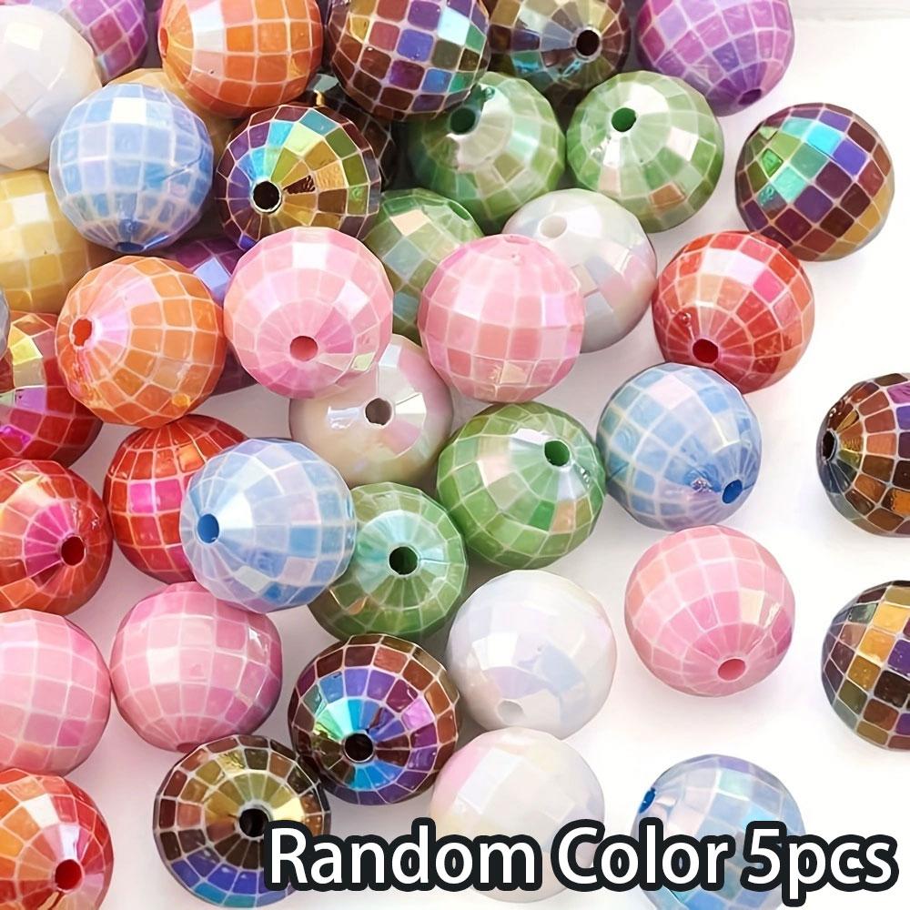 

5/10/20 шт. Современный стиль искусства диско-шар в форме смоляного материала случайный цвет зрелый элегантный стиль DIY браслет ожерелье серьги брелок ключ 5pcs
