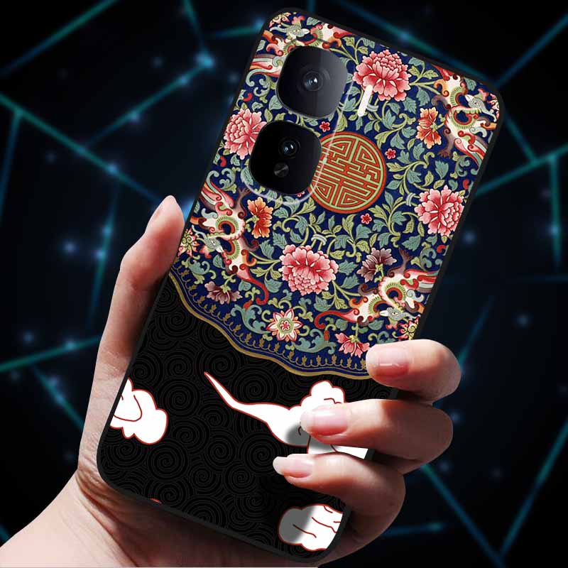 Kwiatowe Wytłaczane Etui 3D Dla vivo iQOO Neo 10 Etui 10Pro Miękkie Silikonowe Etui na Telefon dla vivo iQOO Neo 10 Pro Tylna Pokrywa Coque Torba