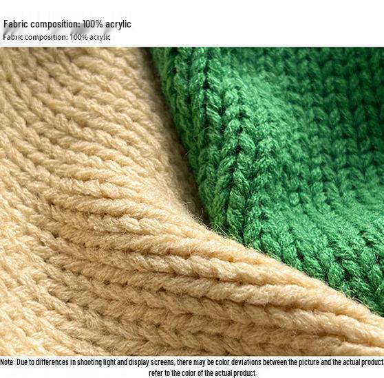 Korean Style High Neck Chunky Knit Sweater: Women's Autumn/Winter Loose Fit Knitwear