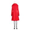 Christmas Coat Where On Earth Is Carmen Sandiego? Red Trench Coat Cosplay Costume, Cross-border Halloween Party Cosplay Outfit