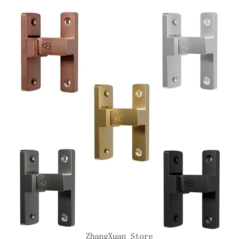 Zinc Alloy 90 Degree Latches Door Lock Without Drilling Required for Home Office and More Types Easy Installion
