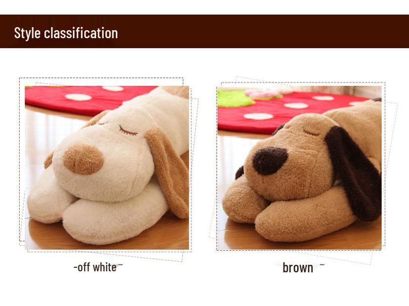 Super Soft Washable Plush Dog Pillow - Cute Sleeping Doll for Men and Women