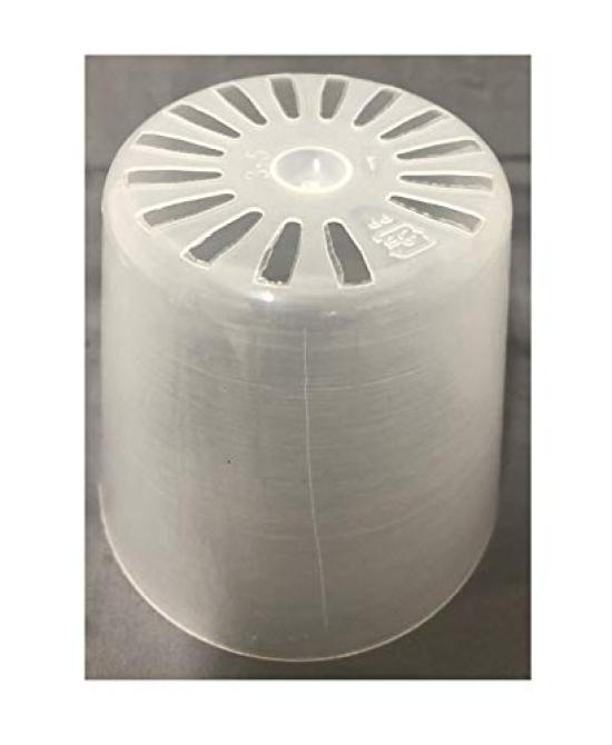 Translucent Hard Polypot Plastic Pot 10.5cm (No. 3.5) 10 Pieces