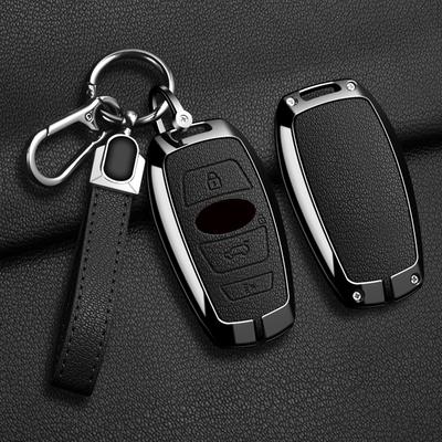 Zinc Alloy Leather Car Key Case For Subaru Brz Forester Legacy Outback Wrx Sti Impreza Xv Crosstrek Key Fob Car Accessories
