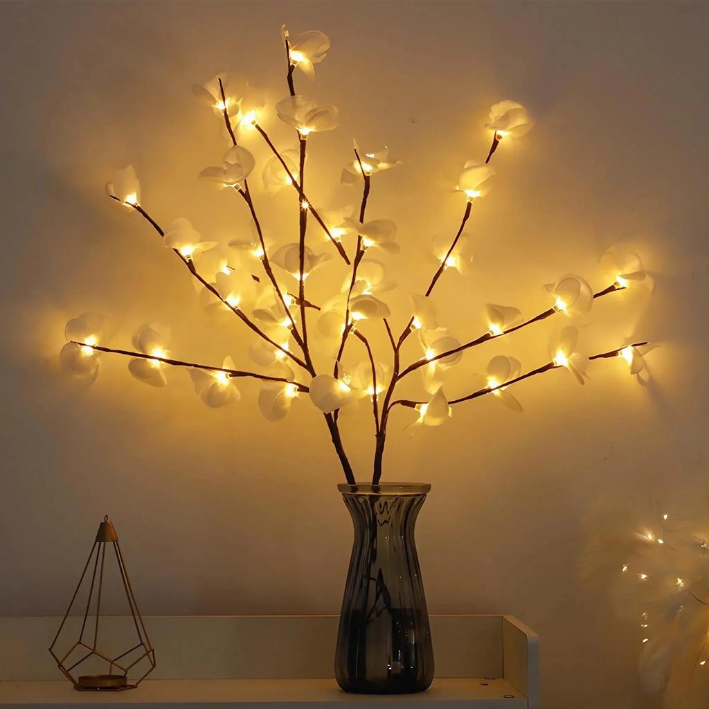 STOENGO 20 LED Willow Branch Lights - Perfect for Home, Bedroom, Wedding, Christmas, Valentine's, Mother's Day Decor