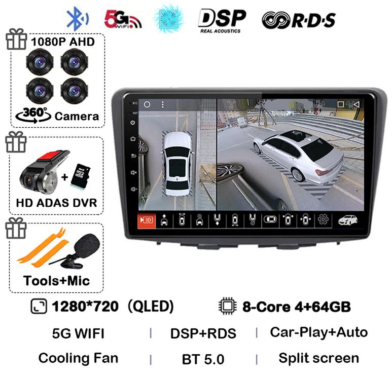 Android 14 Carplay Auto WIFI+4G For Suzuki Baleno 2016 2017 2018 2019 GPS Car Radio Multimedia Video Player Stereo Head Unit DSP