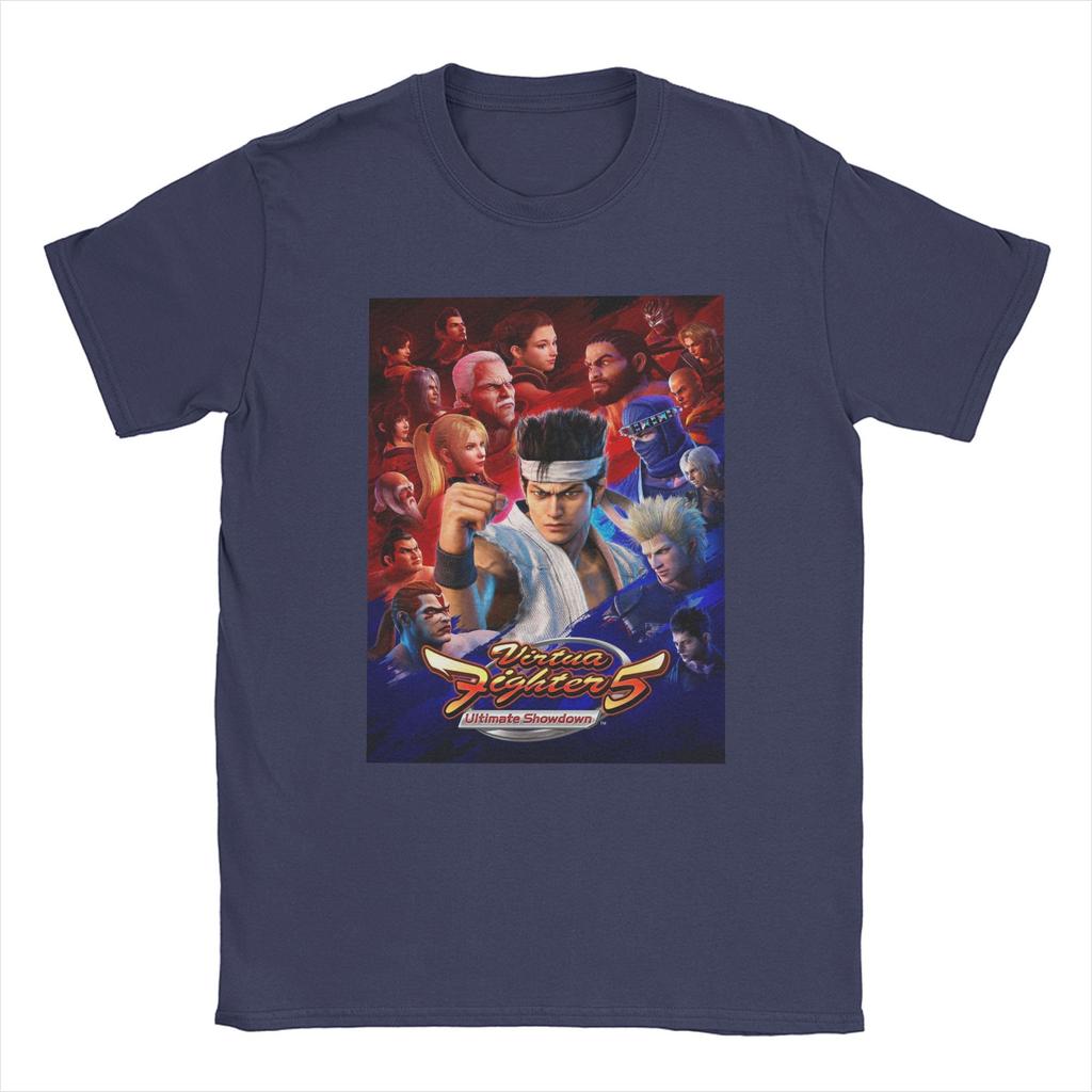 Virtua Fighter 5 Ultimate Showdown T-Shirt Men Fighting Game Novelty Cotton Tees Crewneck Short Sleeve T Shirts Printing Tops