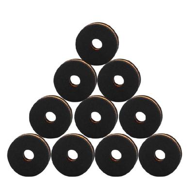 10 Pcs Cymbal Felt Pads Replacement Felt Pads Drum Slices Stand Washer Pad