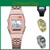 Relógio Digital LED Elegante e Moderno WR F91w Pulseira de Aço A159 Relógio da Moda