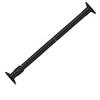 Multipurpose Heavy-Duty Adjustable Tension Curtain Rod  for Shower, Closet, Window, Towel Rack - Metal & Plastic Home Accessory