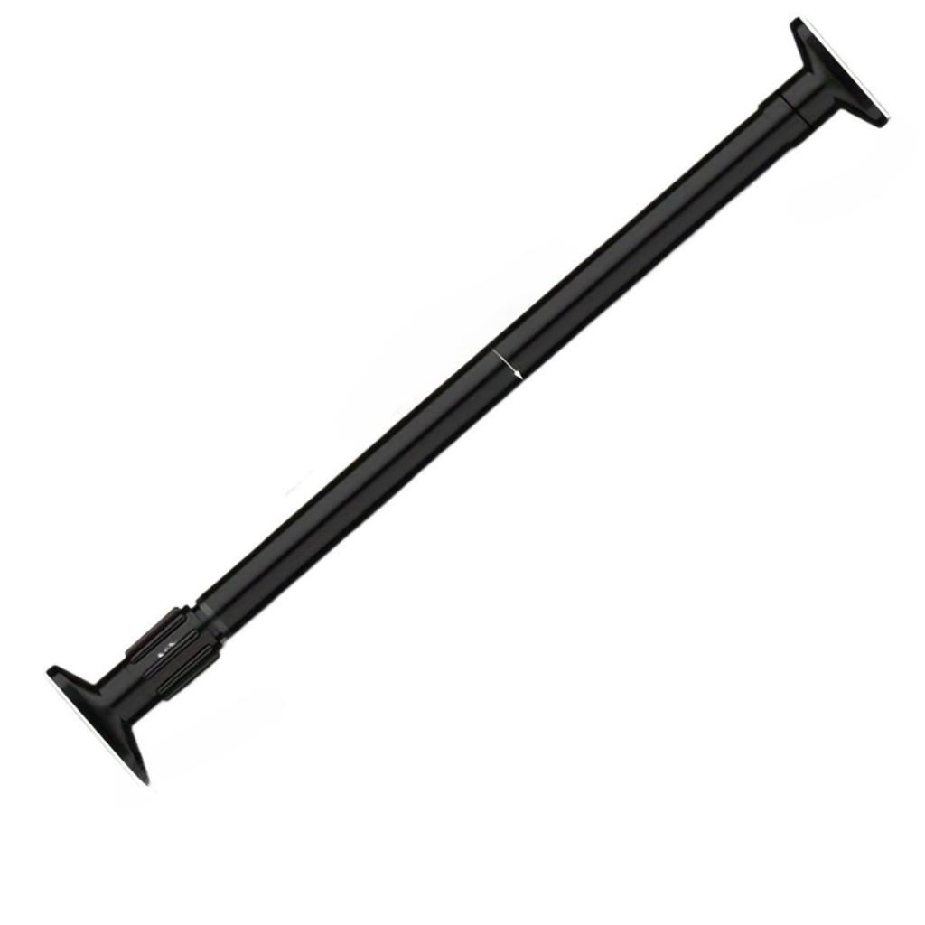 Multipurpose Heavy-Duty Adjustable Tension Curtain Rod for Shower, Closet, Window, Towel Rack - Metal & Plastic Home Accessory