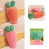 Cute And Colorful Carrot Plush Toy With Rabbit Fur Perfect For Kids And Bedroom Decor