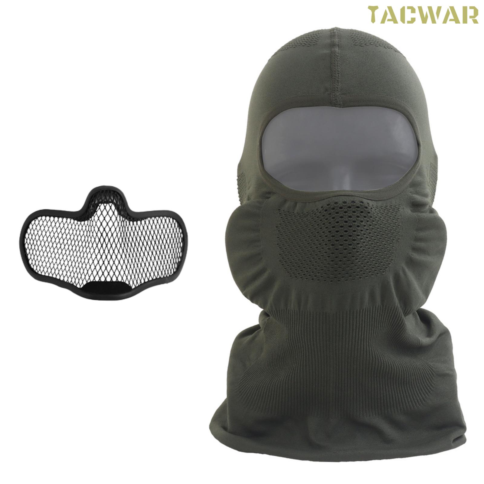 Airsoft Balaklava Galvassegas ar Tērauda Acs