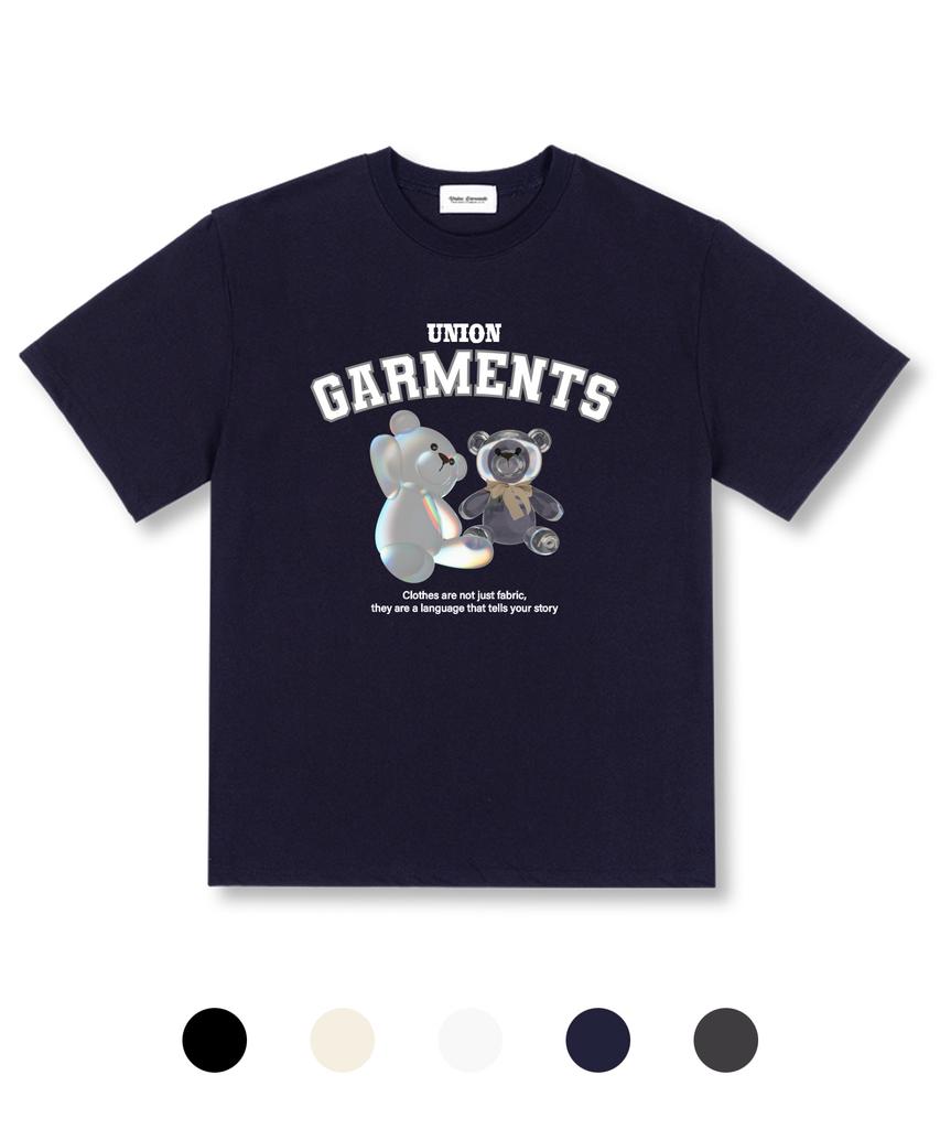 UNION GARMENTS Two Bear Oversized Short Sleeve T-Shirt 5 Colors