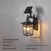 Split Solar Garden & Pavilion Wall Light