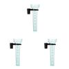 1/2/3Pcs Plastic Rain Measurement Device with 35mm Capacity Rain Meter Gauge for Lawn Farm Garden Settings Outdoor