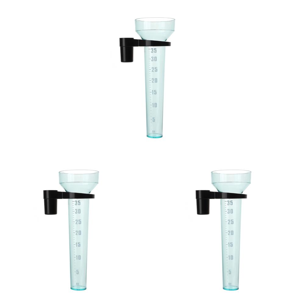 1/2/3Pcs Plastic Rain Measurement Device with 35mm Capacity Rain Meter Gauge for Lawn Farm Garden Settings Outdoor