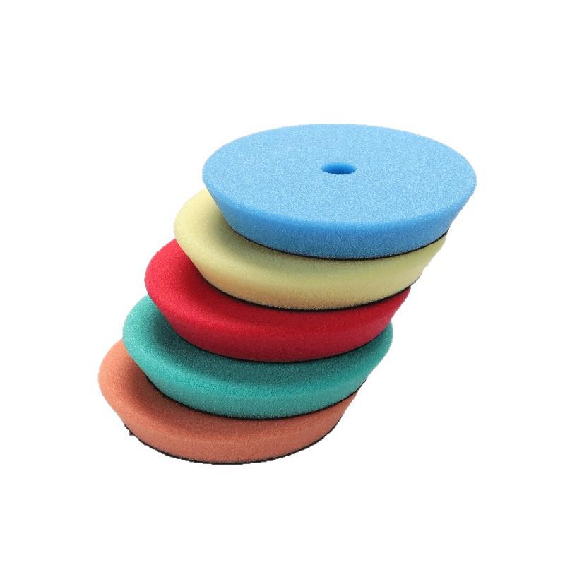 Beveled Flat Sponge Polishing Pad Set for Car Scratch Repair & Restoration