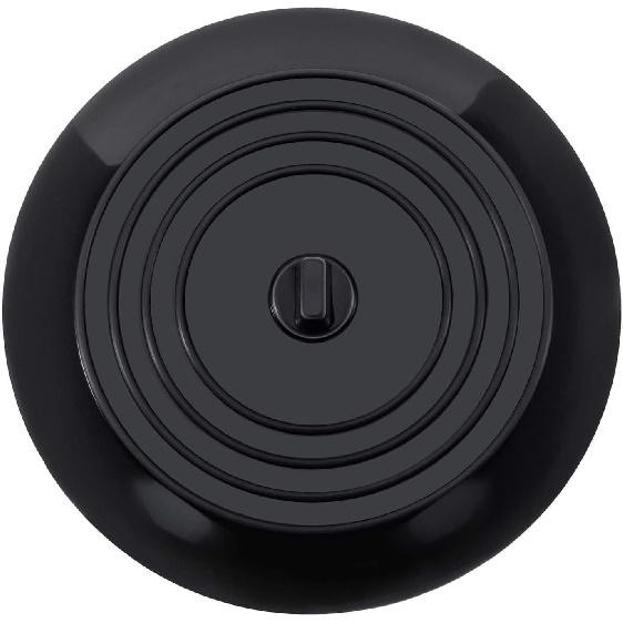 Large Silicone Tub Stopper,6 inches Drain Plug Stopper Flat Suction Cover for Bathtub Kitchen Bathroom Accessories (White)