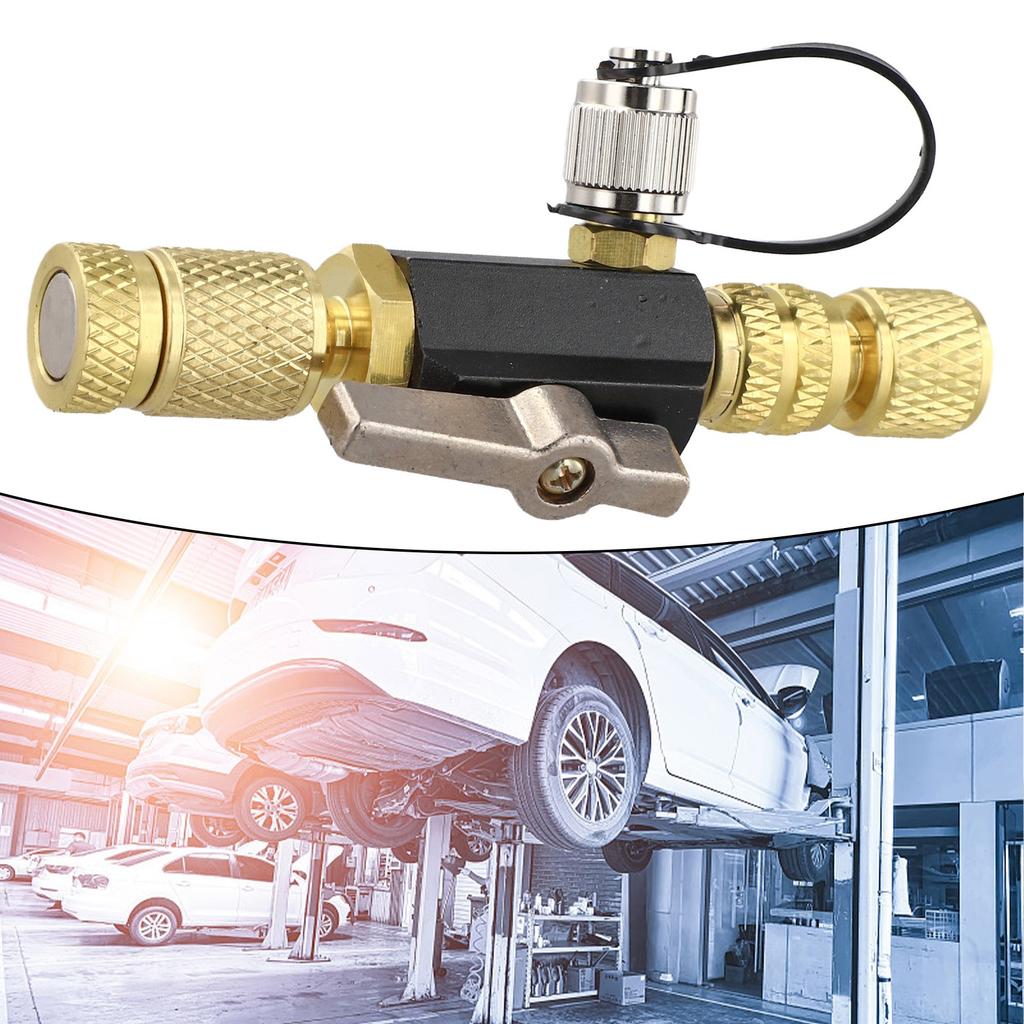 Vacuum-Rated Valve Core Removal Tool Black Compatible with R410A