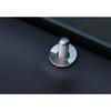 Silver Aluminum Inner Door Lock Down Bolt Ring Trim For Benz C-Class W205 15-21