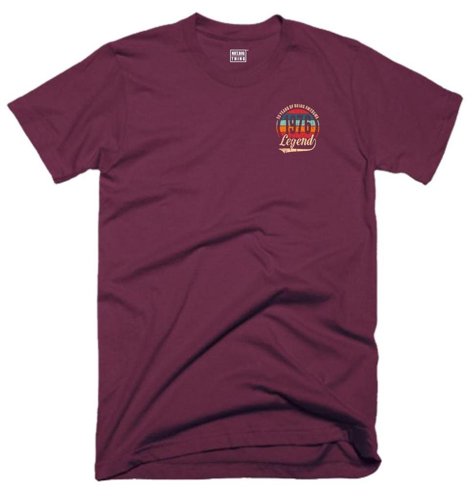 50th Birthday Legend T Shirt Pocket 50 Years Awesome Vintage 1976 Funny Gift Top
