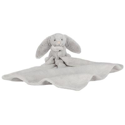 Jellycat Bonnie Rabbit Series Shy Rabbit Silver Pacifying Towel Companion Doll Plush Doll 34cm High
