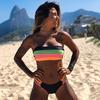Sexy Bikini Set Brazilian Bikini Wimwear Women Bandeau Swimsuit Female Push Up Bathing Suit