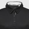 Adidas Polo Shirts Women's Black Polo Collar Moderate Straight Fit