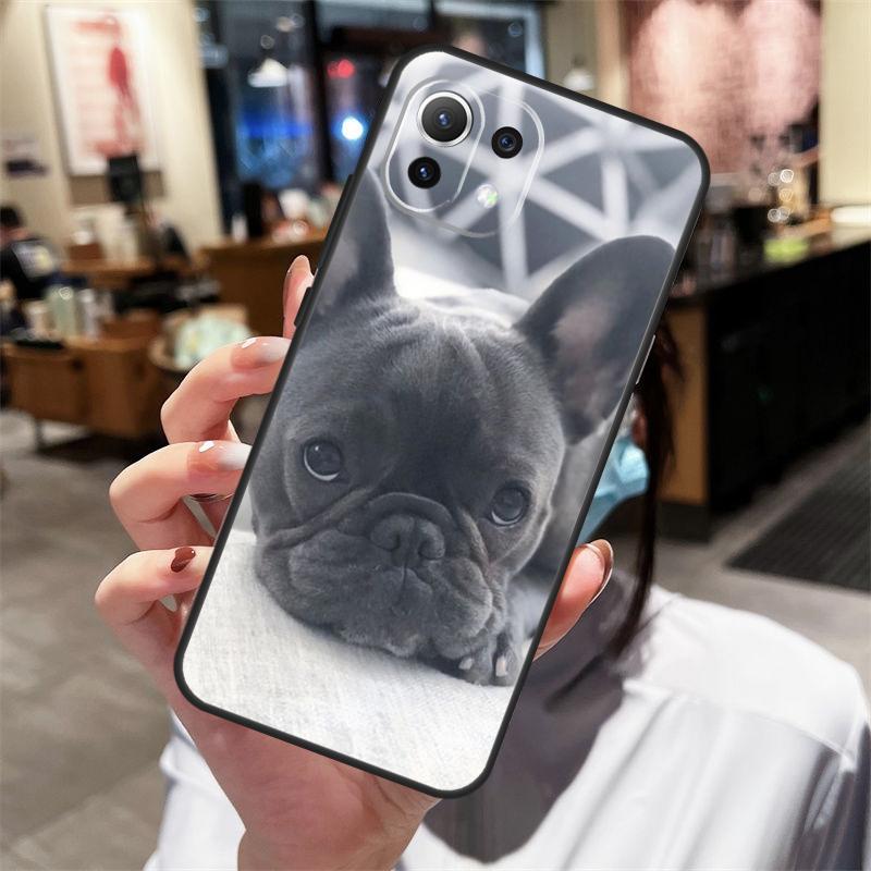 Französische Bulldogge Hund Mops Hülle Für Xiaomi 17 Pro Max 14 15 Ultra 13T 14T 15T Pro POCO X7 Pro X3 X5 X6 F5 F6 F7 Abdeckung
