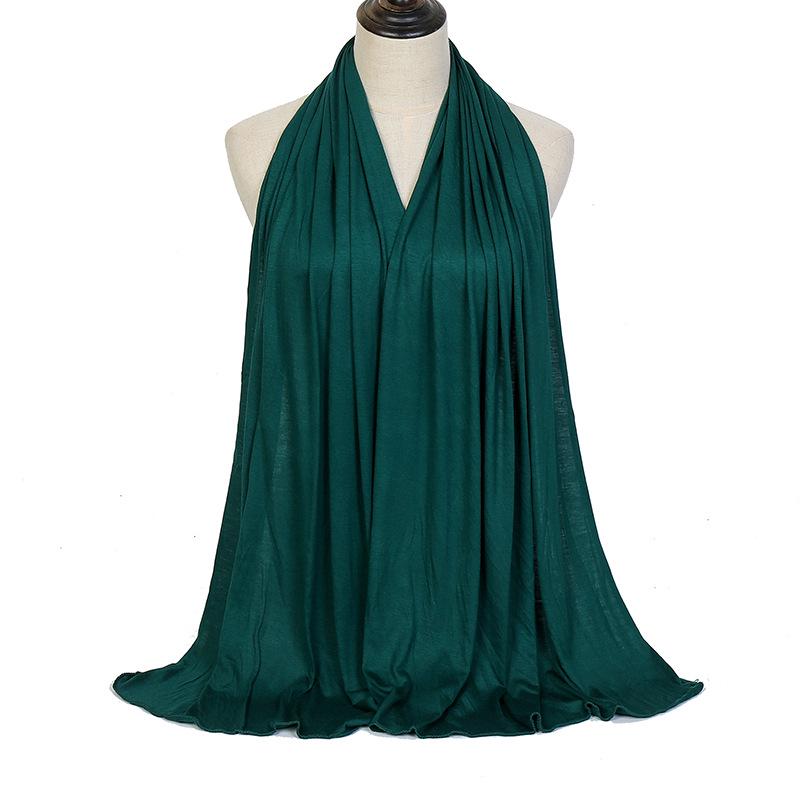 Modal Solid Color Long Scarf: High-Quality, Breathable, Soft Handfeel, Mercerized Cotton (YW125)