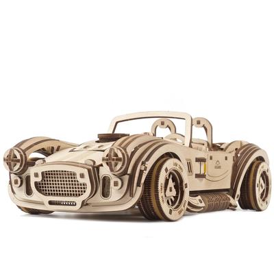 Ugears Drift Cobra Racing Car 70161 Wooden Puzzle Craft Model No Glue Tools Required for Adults and Children