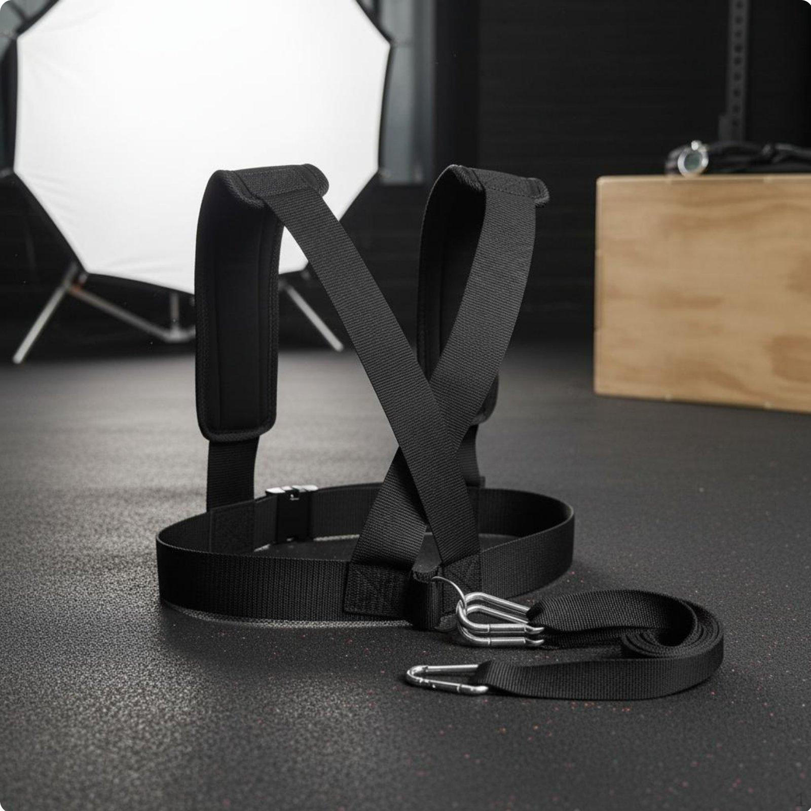 Speed Training Harness Adjustable Strength Vest Strap Padded Shoulder Straps Sled
