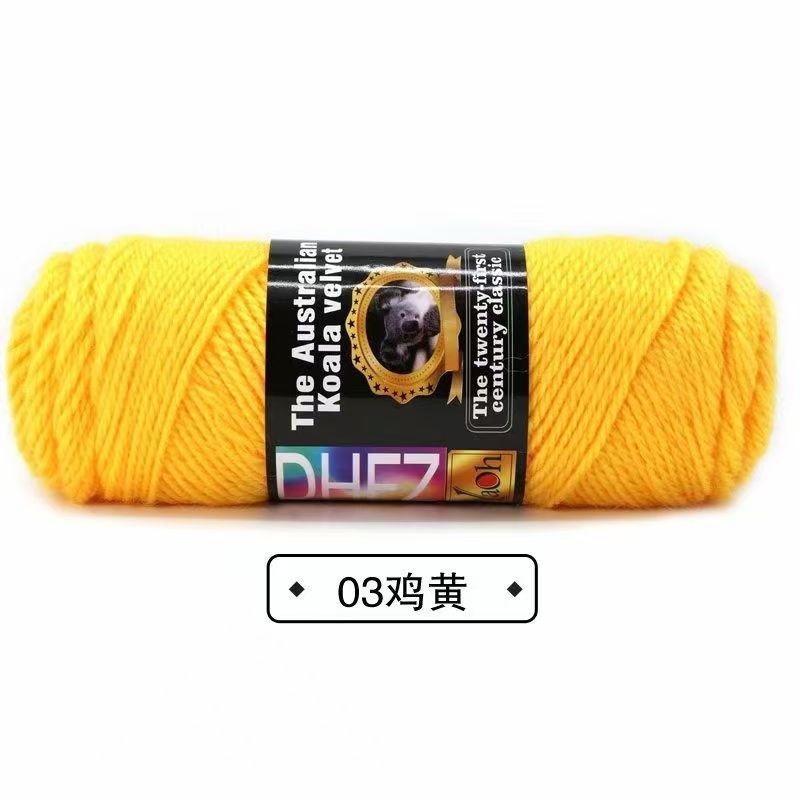 100G Wool Blended Koala Fleece Hand-knitted Medium Thick Yarn Rod Needle Thread Jacket Scarf DIY Knitting&Crocheting