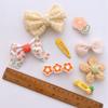 8/9pcs Set Cute Korean Haipins for Baby Girls Big Lattice Bow Floral Kawaii Cartoon Princess Hair Clip Baby Girl Hair Accessories
