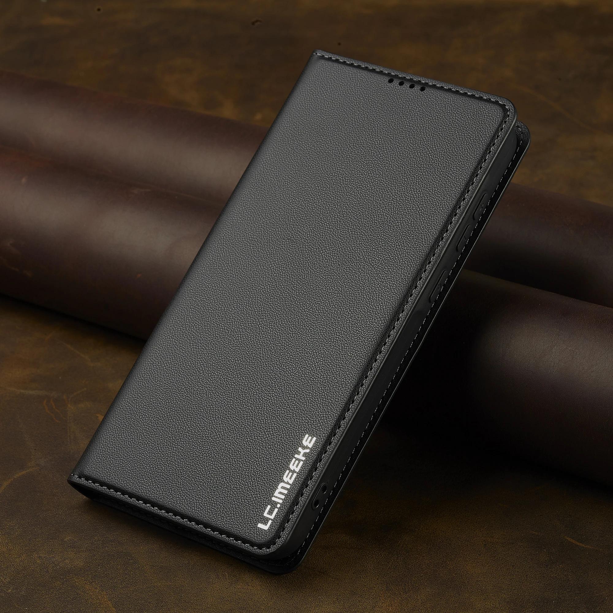 

Ultra Thin Flip Leather Case for Samsung Galaxy A15 A35 A55 A14 A34 A54 A52 5G S24 S23 Ultra S22 S21 Plus S20 FE Business Cover Samsung A52 A52S