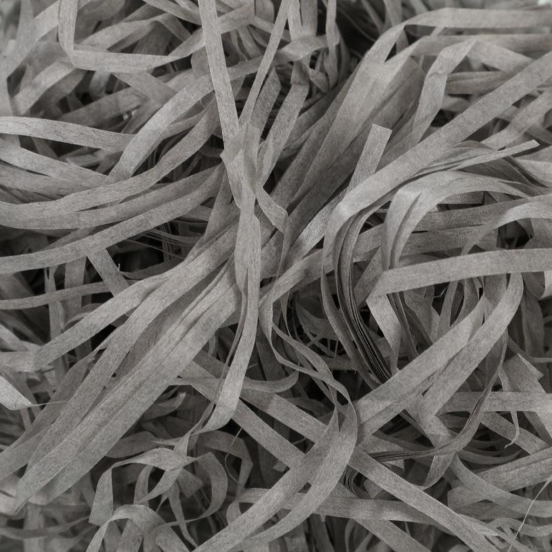 

100g Multicolored Raffia Paper Shreds & Strands Shredded Crinkle Confetti For DIY Gift Box Wrapping & Basket Filling Christmas 100g серый