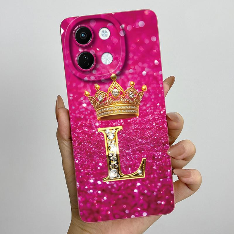 For Tecno Spark 30 5G Case KL8 Phone Cover Crown Letter Soft Silicone Funda for Techno Spark 30 5G Back Shell Spark30 5G Bumper