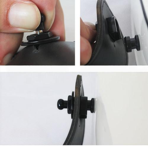 AkNebriax Set of 2 Guitar Strap Locking Pins, Locking Type, One-Touch Attachment/Detachment, Metal, Drop Prevention, Compatible with Electric Guitars