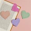 10 Pcs Bible Bookmarks Page Marker PU Leather Bookmarks Heart Shaped Page Marker Simple Book Markers Reading Supplies