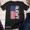 USA Rugby Flag T Shirt Distressed Rugby TShirt Gift Unisex T-shirt