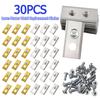 With Washers & Screw Lawn Cutting Blade 30Pcs Lawn Mower Blades Wear Resist Stainless Steel Mower Blade Set Lawn Mower Supplies