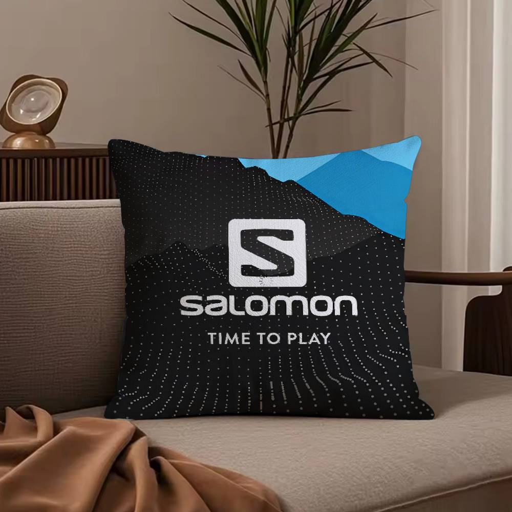 C-Classic S-SALOMONS Pillow Case Anti-dustmite Pillowcase Invisible zipper silky short plush Sofa cushion cover