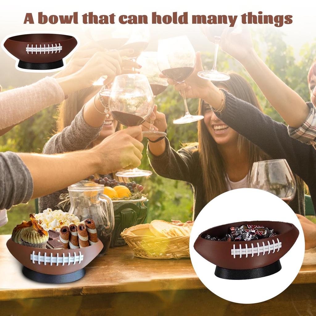 Miska na przekąski piłkarskie Talerze na imprezę piłkarską Miski do serwowania piłkarskie Tacki na nachosy Miski na lody na imprezę z okazji meczu piłkarskiego