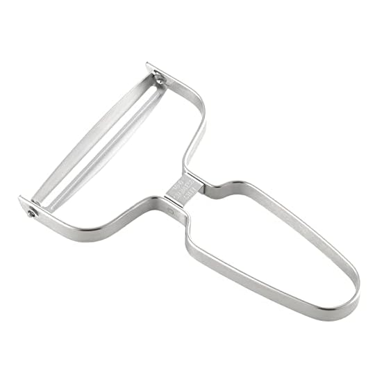 Yoshikawa Schäler, Breiter Gemüseschäler, Edelstahl, Neues Küchen-Basic SJ3358