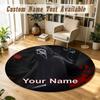 Scream Ghostface Personalized Round Rug Support Custom Name, Soft Home Decor Mat