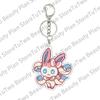 Kawaii Cartoon Anime Eevee Sylveen Glaceon Flareon Jolteon 5cm Acrylic Keychain Accessories Cute Bag Pendant Gifts for Friends