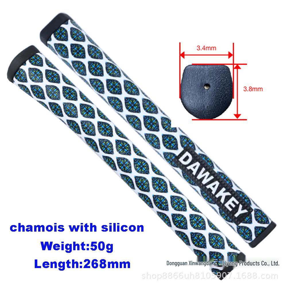 Customizable Golf Putter Grip with PU Silicone and Printed LOGO Length: 268mm, Weight: 58g, Bore: R58