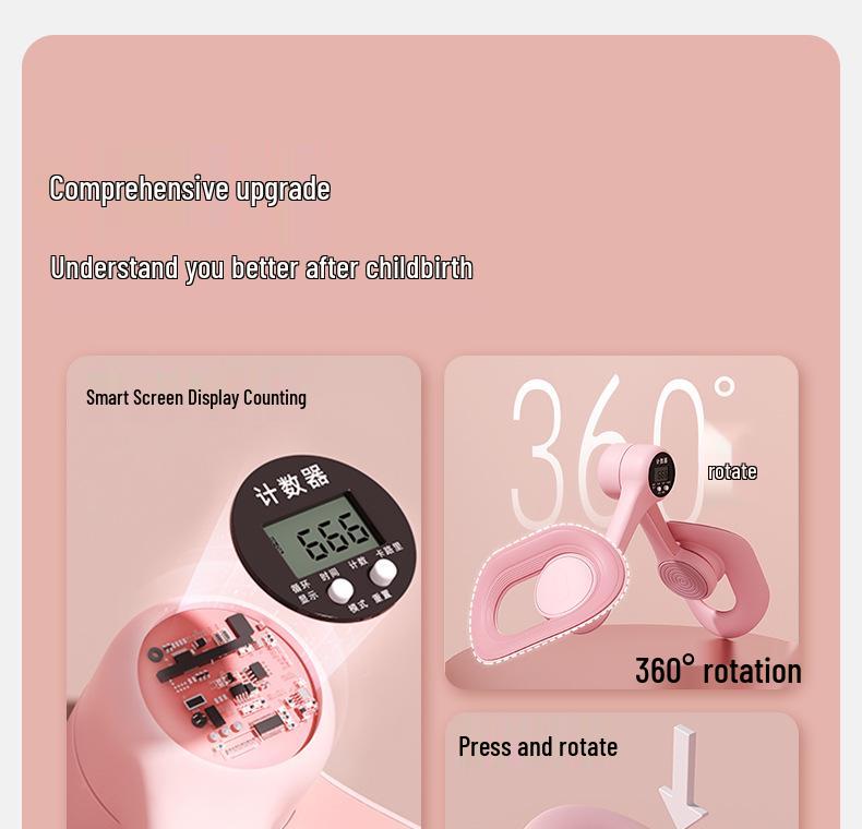 Pelvic Floor Muscle Trainer: Kegel Leg Clamp & Thigh Beauty Enhancer