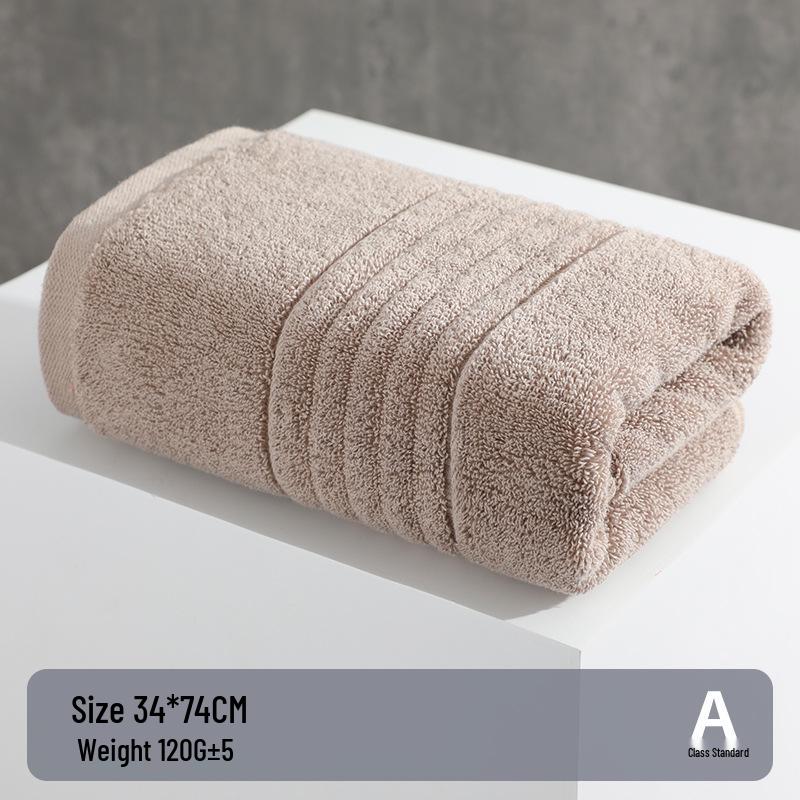 100% A-Grade Antibacterial Cotton Bath Towel - Thick, Soft, Absorbent, Quick-Drying, Adult Size Washcloth